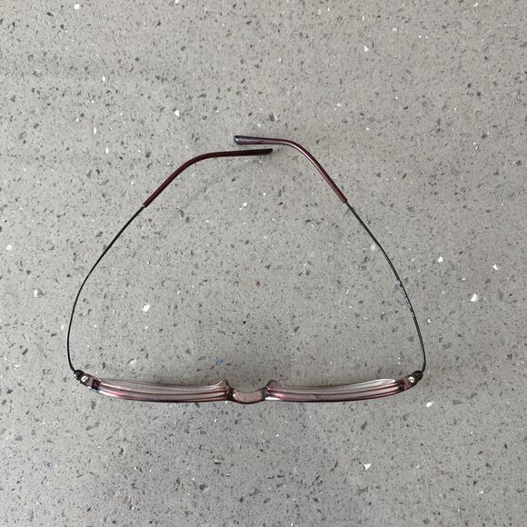 SAFILO SAF 5001 E13 47 15 135 Eyeglass Frames Made in Italy Red Brown - Picture 2 of 7